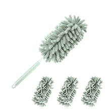 wiederverwendbare Mikrofaser-Staubwedel-Ersatzteile, kompatibel mit Teleskopstangen – waschbar, biegsam, für feuchte und trockene Anwendungen