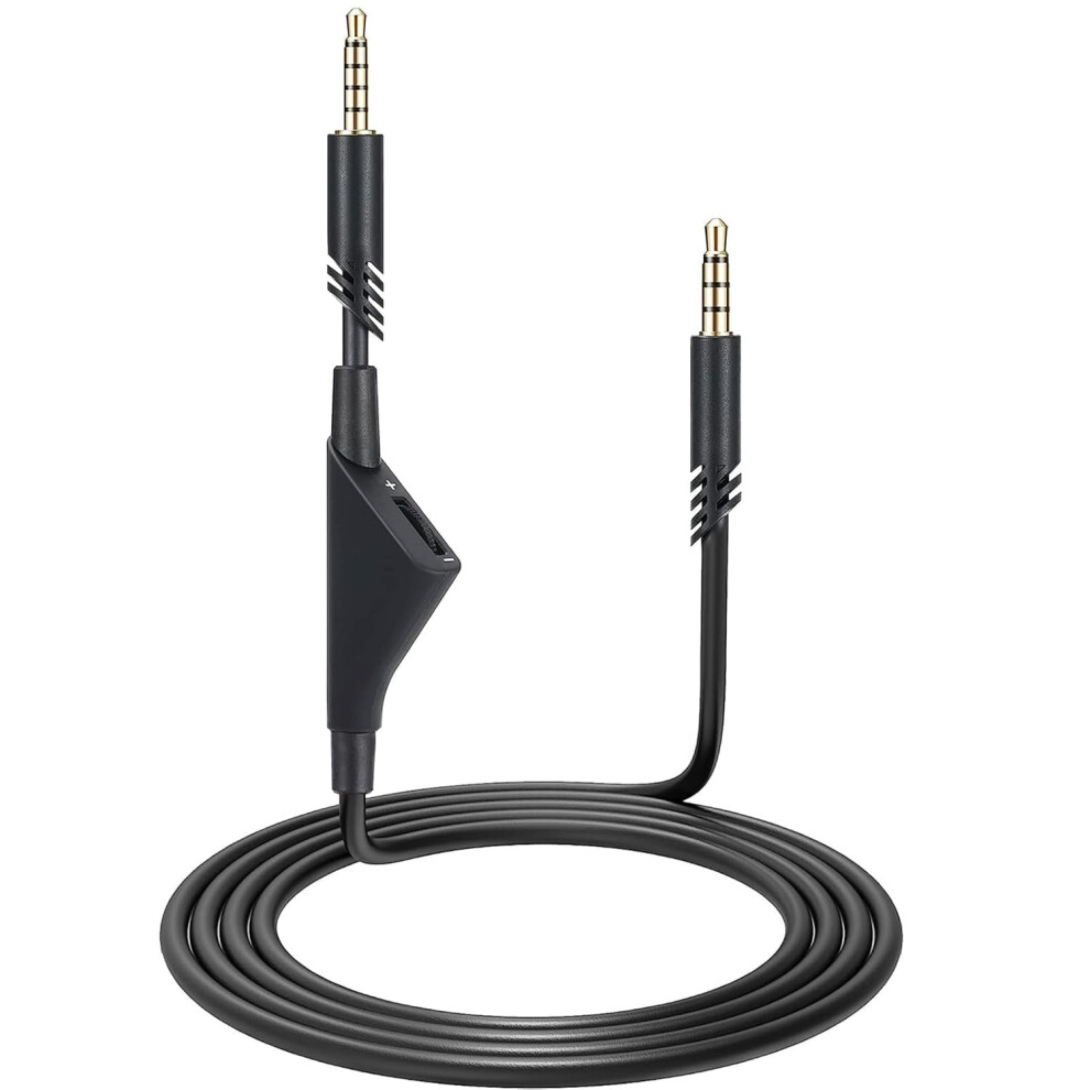 A10 Headset Cable With Volume Control Compatible With Astro A40, A40 Tr, A30, A10 Gaming Headsets For Ps4, Ps5, Xbox One Controller, 6.6Ft 9450273794075