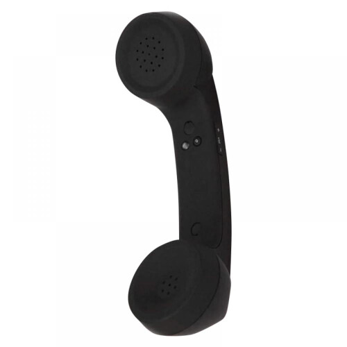 Cuffie wireless universali Bluetooth con microfono, stile retrò, compatibili con telefoni cellulari - Nero