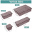 Set di organizer per cassetti in plastica trasparente – 25 pezzi, 4 misure 1