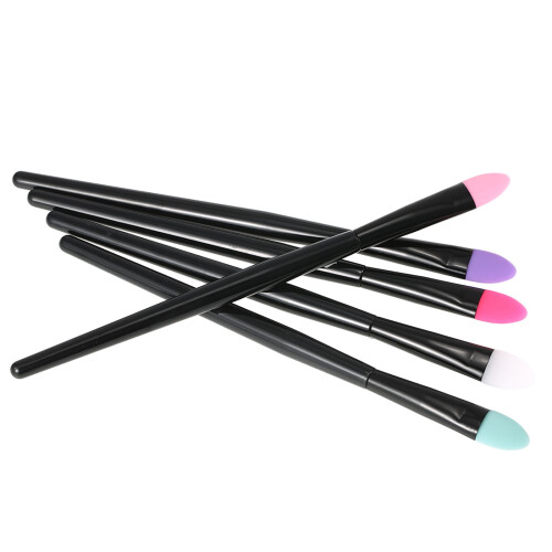5-teiliges Silikon-Lidschattenpinsel-Set