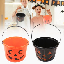 Halloween Pumpalykta Hink, 2-pack, Svart &