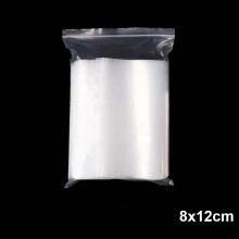 300/100PCS Transparent Zip Bags Food Jewelry Vacuum Storage Bag Plastic Thicken Reclosable Poly Bag Kitchen Organization Package
