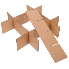 10Pièces Diviseurs Carton Kaki Pour Transport Verres