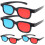 OUNONA 3D Stereoscopic Glasses Plastic 4 pcs 1