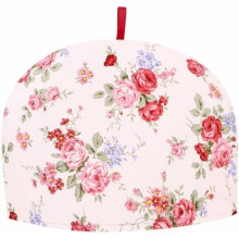 Couvre-théière en coton à motif floral pour théière 33 x 23 cm