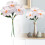 Flori artificiale de magnolie, PU realiste, set de 3 1