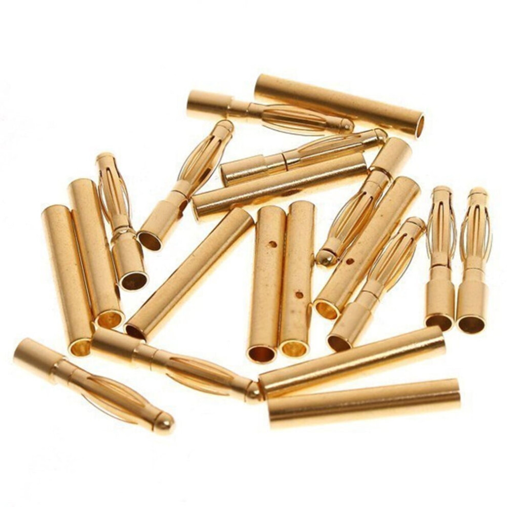 50 Pairs 2Mm Banana Plugs Female Male Banana Connector Plug Dual Screw Lock Speaker Connector For Motor Wire Plug 9399596027500