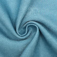 Tovaglia da tavola blu in cotone e lino, 240x35 cm