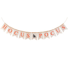 BESTONZON1PC Halloween Party Decoration Supplies Literă In Swallowtail Banner