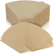 Filtres à café coniques en papier naturel non blanchi, paquet de 200