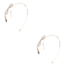 2 Count Vocal Microphone Headworn Headphone Wired Directional Child