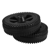 2-Pack 7-Inch PP Grill Wheels for Gas Barbecues