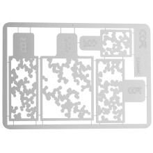 4Pièces Pochoirs Camouflages En Acier Inoxydable Pour Décorations DIY