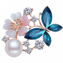 Spilla Ayyufe a forma di farfalla e fiore, resistente, elegante e graziosa, perfetta per la vita di tutti i giorni.