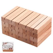40Stk Holz Kartenhalter Khaki Platzkartenhalter Für Büro Und Events