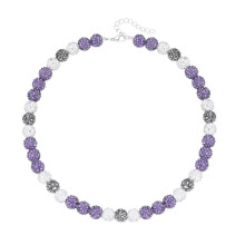 Collana e braccialetti Hip Hop con perline e catena a sfere, zirconi, gioielli da uomo e da donna H6W4
