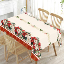 Tischdecke mit amerikanischer Flagge, Polyester, 60 x 86 Zoll