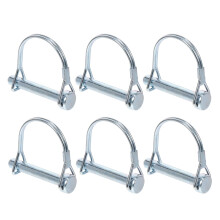 Set de pini de poziționare pătrați, 6 buc., 2,5x2,1x0,2 in