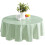 Napa Leaf Sage Green Vinyl Tablecloth 70" Round 1