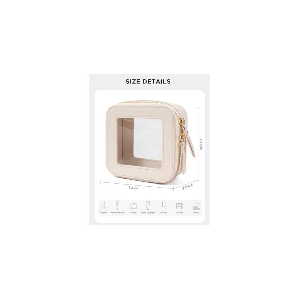 Clear TSA-Approved Toiletry Bag 23.5 x 15.5 x 7 cm