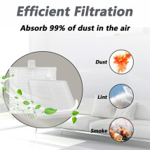 Accessories for AIRROBO T20+ Vacuum Cleaner Replacement Parts Main Roller Brush Mopping Pad HEPA Filters Dust Bag