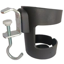 Soporte ajustable para vasos sin necesidad de taladrar para el borde de la mesa