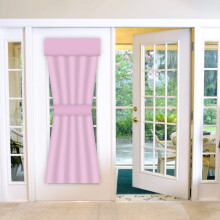 Blackout Door Window Curtains, Privacy Front Door Curtains for Glass Door, Thermal Insulated Shades Window Covering, 26" x 68", 1 Panel, Pink
