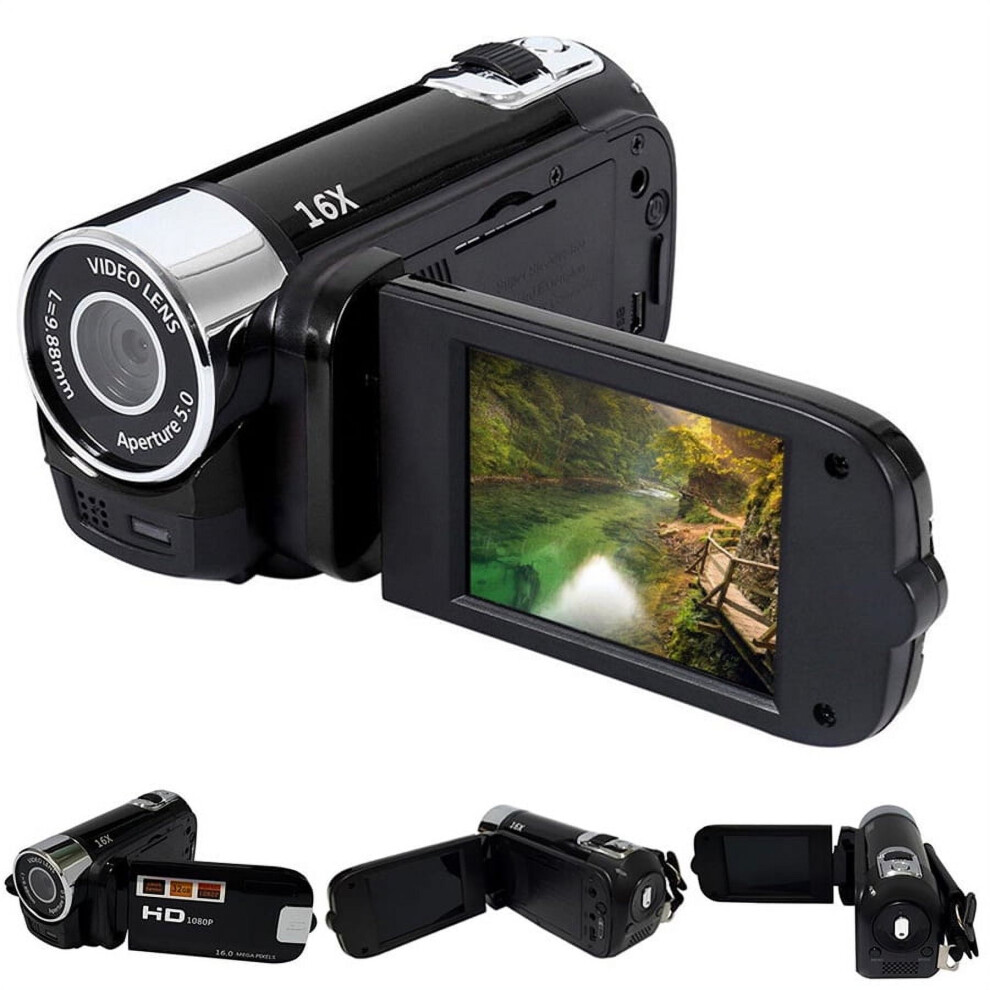 1080P Hd Camcorder Digital Video Camera Tft Lcd 16Mp 16X Zoom Dv Av Night Vision 9377112505022