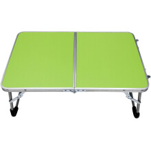 2Pièces Table Ordinateur Pliable En Alliage Alu Pour Plein Air