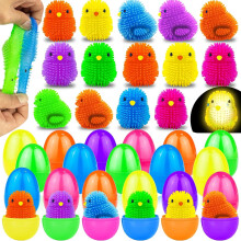 Uova di Pasqua pre-riempite con palline di pollo a LED (48 pezzi)