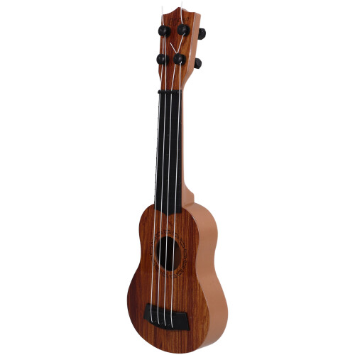 2Pièces Enfant Ukulélé Bois Marron
