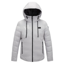 Giacca con cappuccio riscaldata per uomo e donna, 9 zone, controllo intelligente della temperatura tramite USB, taglie forti unisex – Regalo di