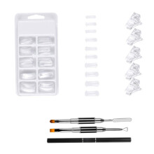 3Sets Weiße Nagelkunst Zubehör Nagelspitzen Für Maniküre