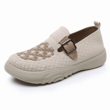 Dame Åndbare Slip-On Vandresko Lette Bløde Såler Komfortable Loafers Til Kvinder Skridsikre Afslappet Sko Til Gåture Rejser Arbejde