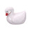 Κεραμική θήκη για ξυλάκια Swan σε λευκό & κόκκινο χρώμα 1