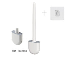 Cepillo de baño de pared con soporte y mango largo