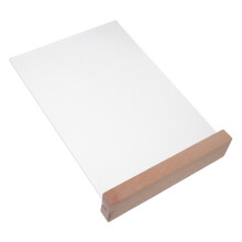 3Stk Tischaufsteller Acryl Mit Holzfuß Doppelseitig Für Flyer Menü
