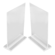 2Pièces Porte-Menu Acrylique Transparent Pour Événements Et Banquets