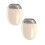 YOCBZ Mini-Nagelschleifer, 2er-Pack, Beige, 3 Geschwindigkeiten, USB 1