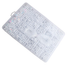 1200St Kralen Wit Acryl Voor Sieraden En Creatieve Crafts