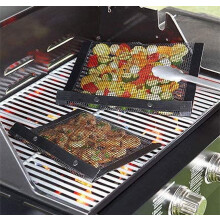 BBQ Mesh Bag Glass Fibre Reusable 14 x 24 cm