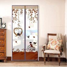 Door mesh Screen with Magnet, Anti Mosquito Magnetic Door Screen Curtain Summer Mesh Net