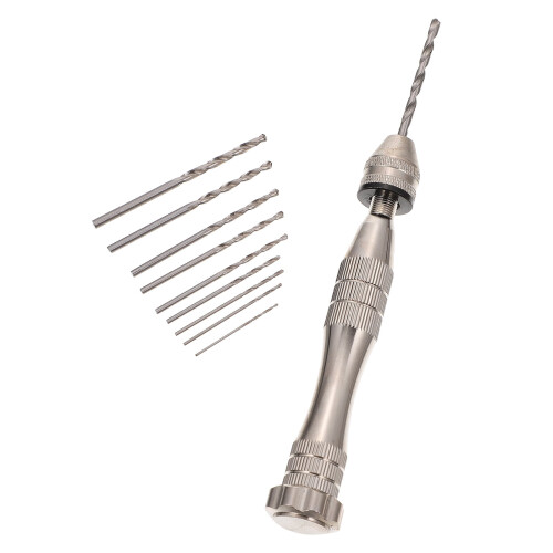 Compact Mini Hand Drill for Crafts 1 Set Durable Construction