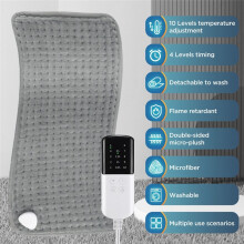 Verwarmingskussen voor de Rug Elektrisch Verwarmingskussen voor Menstruatiekrampen Verlichting van Schouderpijn 10 Verwarmingsniveaus 4 Versnellingen