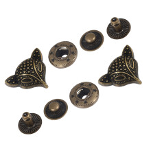 20Ensembles Boutons Métalliques Café Pour Couture DIY Réparation