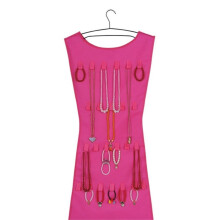 Double Sided Hanging Jewelry Organizer Large Jewelry Storage Bag Jewelry Holder Display Necklace Bracelet Earring Rings