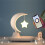 Speaker Led Bedside Atmosphere Lamp Mobile Phone Wireless Charging  Gift Valentine,Stars 6