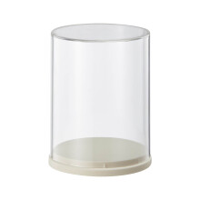 Transparent Doll Display Case with Swivel Base