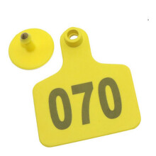 200Pièces Tags Auriculaires Jaunes Durables Pour Chèvres Porcs